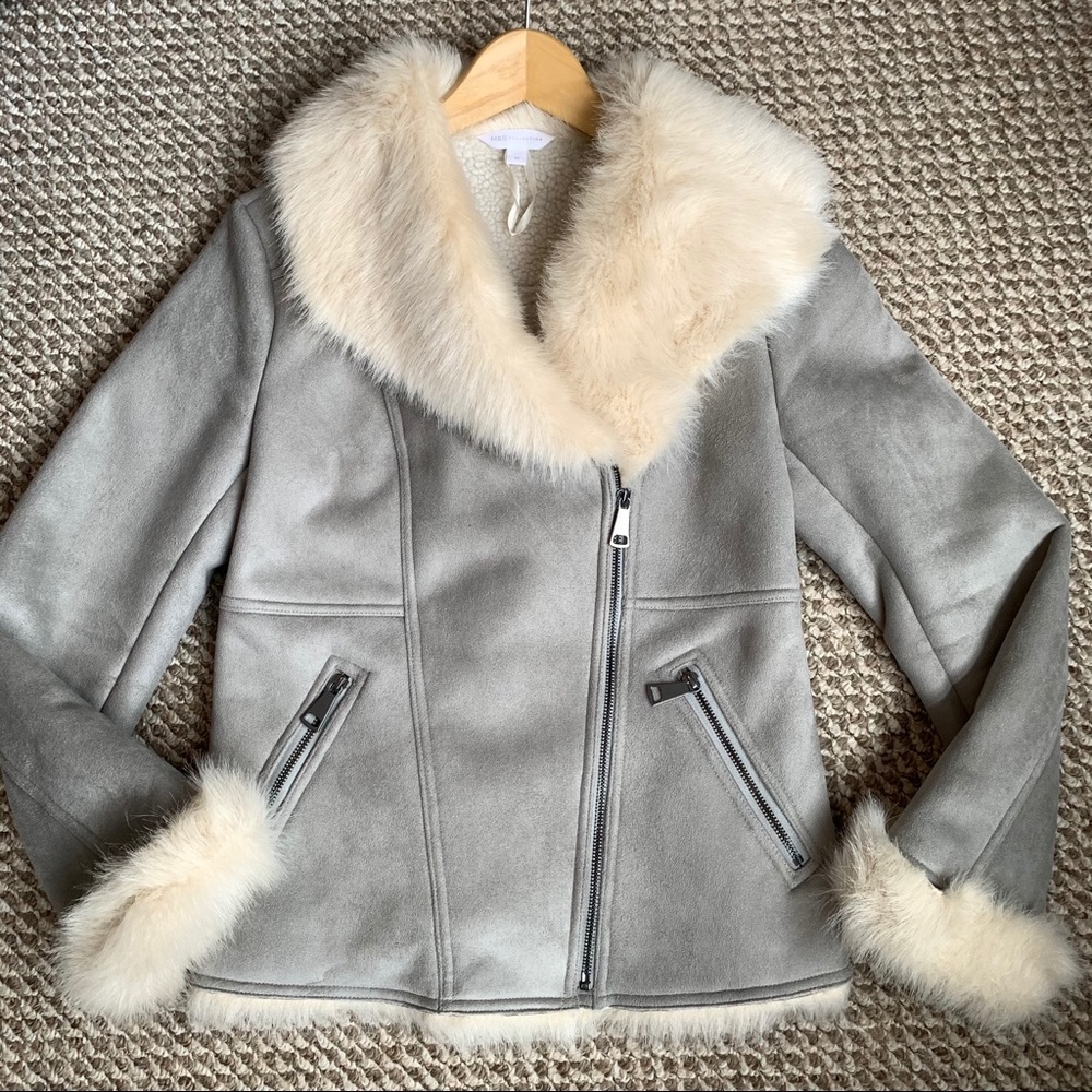 M&S faux fur/sheepskin jacket